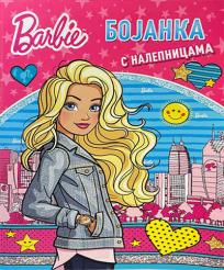Barbie: Bojanka s nalepnicama