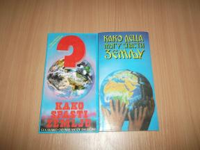 Kako spasiti zemlju - ekologija - dve knjige - nove