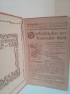 BIBLIOTHEK DER UNTERHALTUNG UND DES  WISSENS- Gartenlaube Kalender 1904