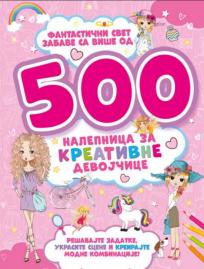 Fantastični svet zabave sa više od 500 nalepnica za kreativne devojčice