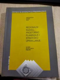 Regionalni razvoj, prostorno planiranje i strateško upravljanje