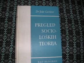 Pregled socioloških teorija Jože Goričar