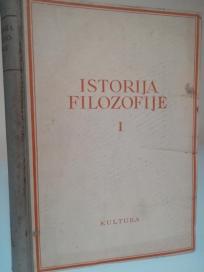 ISTORIJA FILOZOFIJE - I