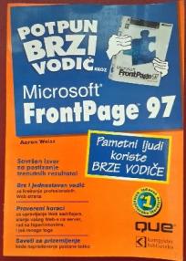 FrontPage 97 – Potpun brzi vodič