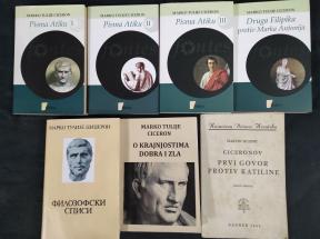 Ciceron x 6 knjiga.. Pisma Atiku x 3..Filozofski spisi..Druga filipika protiv Marka Antoni