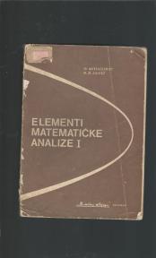 Elementi matematičke analize I 