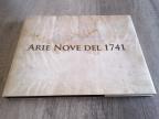 Arie Nove del 1741 - zbirka, sa CD-om