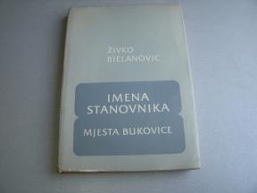 Imena stanovnika mjesta Bukovice