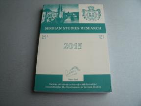 Serbian studies research br. 1, 2015