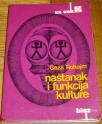 NASTANAK I FUNKCIJA KULTURE 