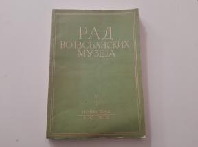 Rad vojvođanskih muzeja 1 - 1952