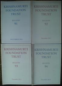 KRISHNAMURTI FOUNDATION TRUST, Bulletin (Četiri Broja)