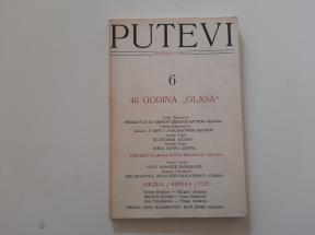 Časopis Putevi broj 6 - 1987. god.
