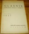 GLASNIK ZEMALJSKOG MUZEJA U SARAJEVU II : DRUŠTVENE NAUKE