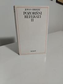 POZORISNI REFERATI-II