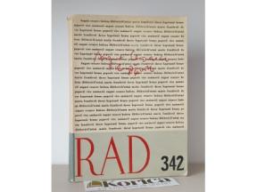 Rad jazu- knjiga 342 - odjel za suvremenu književnost
