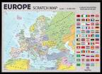 Greb-greb mapa Evrope na engleskom jeziku